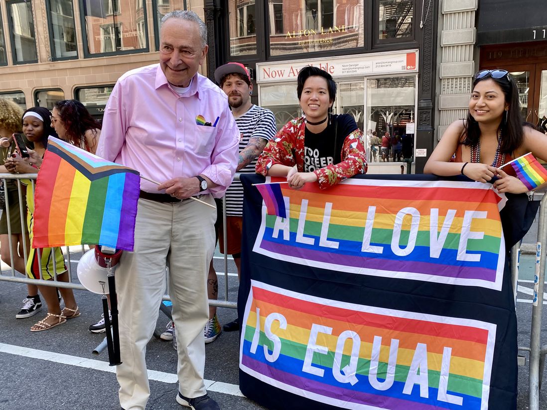 Scenes from the 2022 NYC Pride March in Manhattan on Sunday, June 26th, 2022.